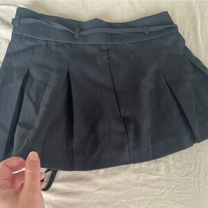 Hollister Black Skater Skirt Pleated Size Sm